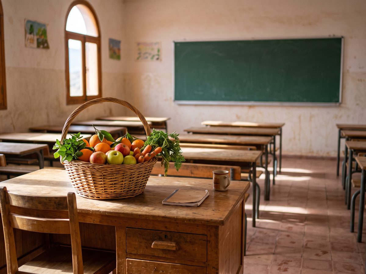 Salle de classe pendant une intervention en milieu scolaire